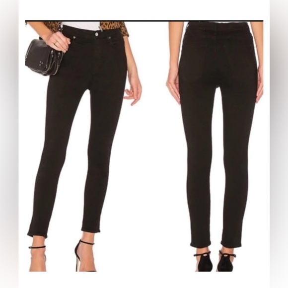 AGOLDE Filter Free Skinny Jeans - Black - Picture 1 of 9